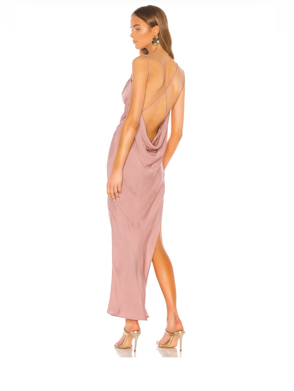 Michael Costello Braxton Dress Rose Pink NWT Size S